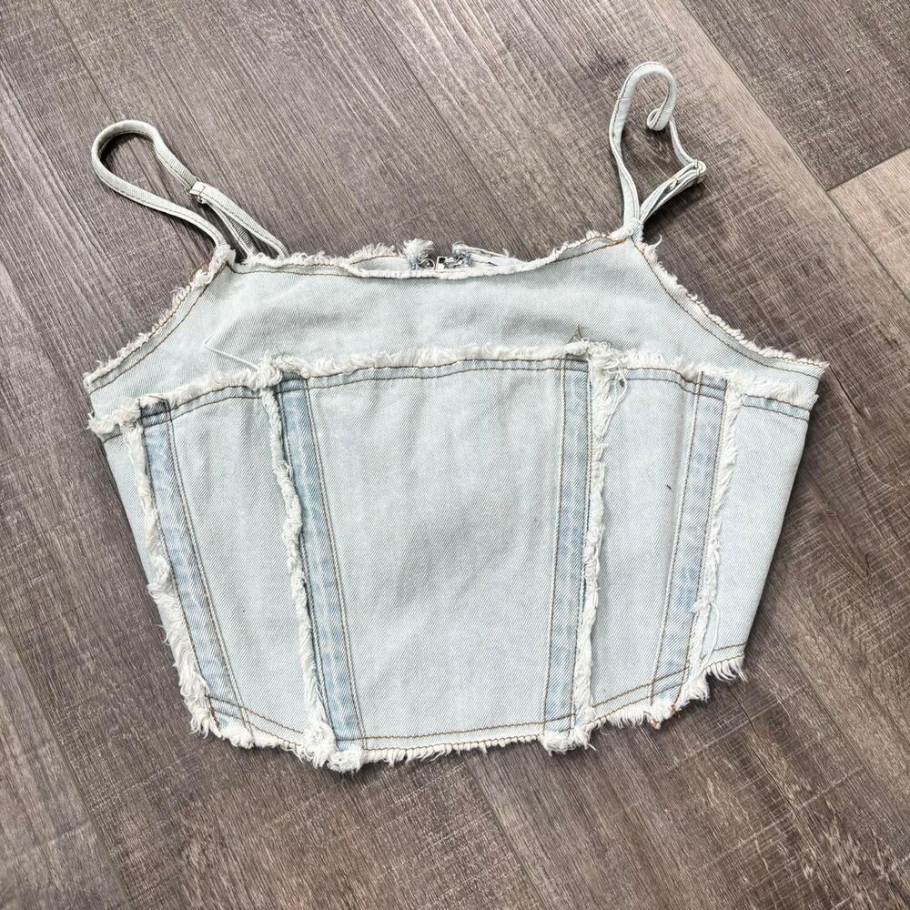 Forever-21 Women's Blue Corset